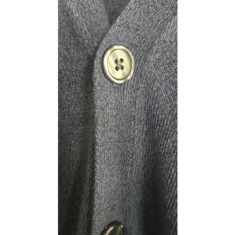 Vintage Navy Weatherproof Men's Button-Down Cardigan Size Large